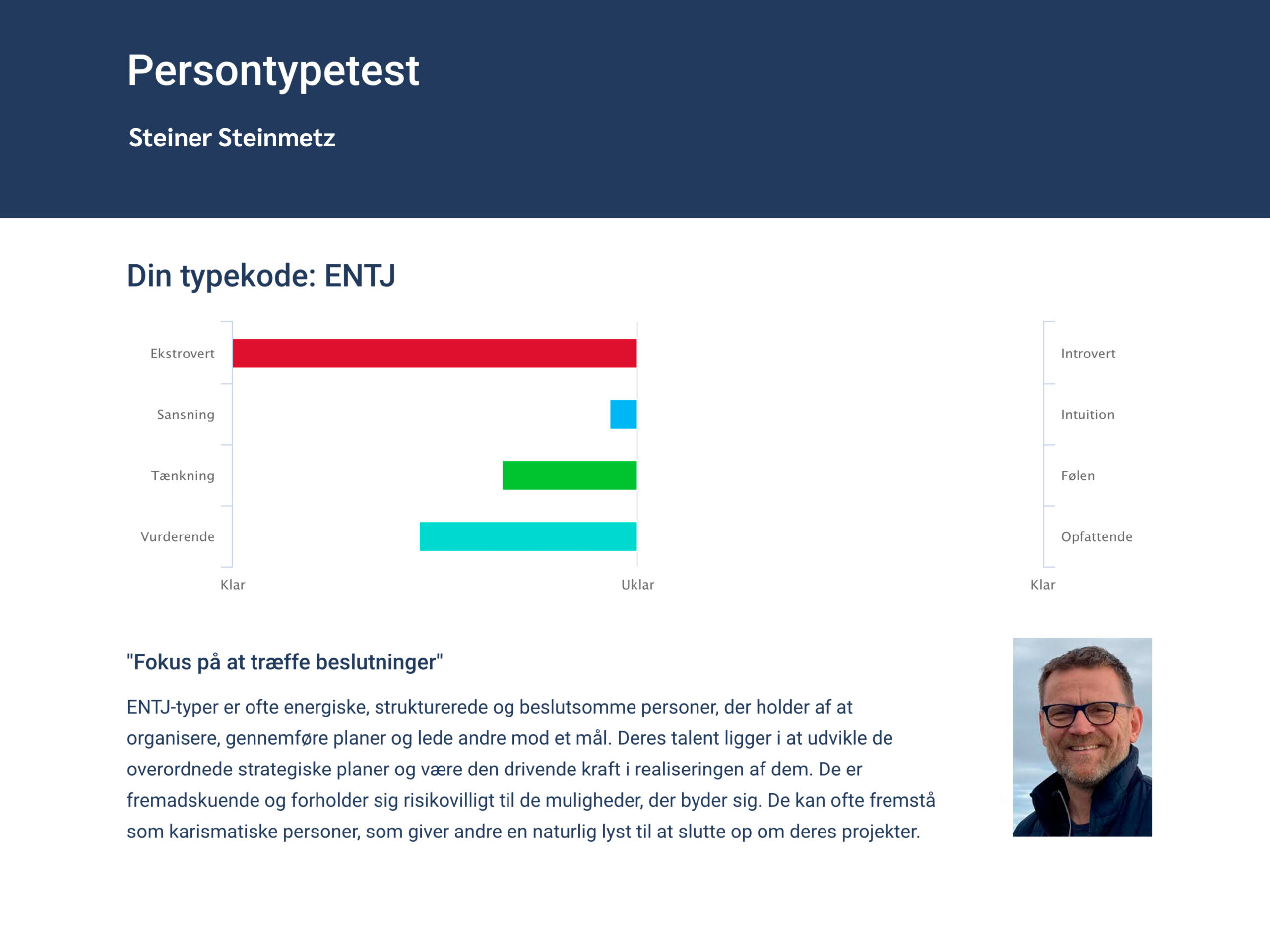 Persontypetest Steiner Steinmetz